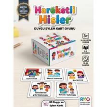 Rko Hareketli Hisler | Duygu ve Eylem Kartları | Çocuk Gelişimine Yararlı Kart Oyunu | Çocuk Kutu Oyunu