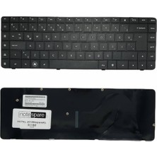 Notespare Hp ile Uyumlu Compaq Presario CQ56-235ST (LM469EA), CQ56-240ET (LV081EA) Notebook Klavye Siyah Tr