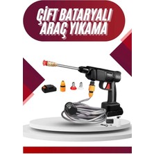 Oto Araba Yıkama Şarjlı ve Yüksek Basınçlı Oto Yıkama ve Sulama Tabancası Nemere