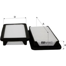 Ozmparts Hava Fıltresı Suzukı Sx4 1.5 1.6 Vvt 06>10 Fıat Sedıcı 1.6 16V 06>14