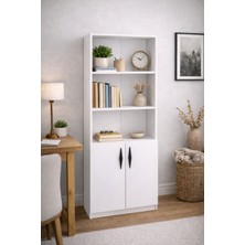 Mossano Nesso Kitaplık Dolap Çok Amaçlı Dolap Kiler Dolabı Raflı Dolap