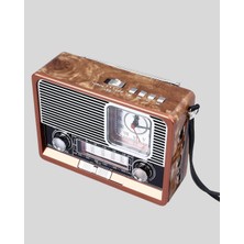 Dekoratif Vintage Radyo – Klasik Görünüm, Modern Fonksiyon ve Uzun Ömürlü Kullanım Nemere