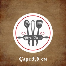Butik Afiyet OLSUN05 Yapışkanlı Etiket -Stickers- 70 ADET