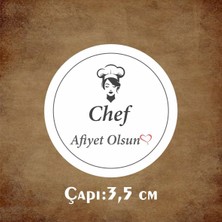 Simya Glow Afiyet OLSUN01 Yapışkanlı Etiket -Stickers- 70 ADET