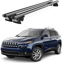 Today Auto Venüs Jeep Cherokee (2014-2023) Uyumlu Gri Ara Atkı Port Bagaj Tavan Barı