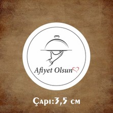 Butik Afiyet OLSUN02 Yapışkanlı Etiket -Stickers- 70 ADET