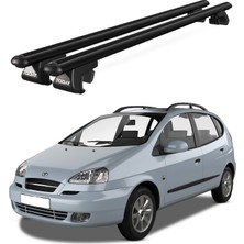 Today Auto Venüs Daewoo Rezzo (2005-2008) Uyumlu Siyah Ara Atkı Port Bagaj Tavan Barı