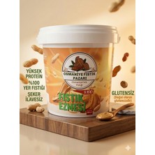 Osmaniye Fıstık Pazarı %100 Şekersiz Doğal Yer Fıstığı Ezmesi Parçacıklı 1kg