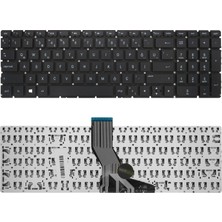 Notespare Hp Uyumlu Pavilion 15-AB002NT (M7W62EA), 15-AB003NT (M7W63EA) Klavye Tr Siyah - Küçük Enter