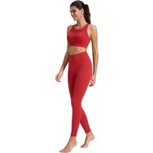 Makiteks Tayt Kırmızı Siyah