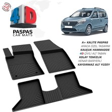 Dacia Dokker Ferrous 4d Havuzlu Kauçuk Paspas 2012