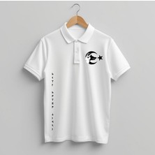 Türk Boyu Tanrı Türk'ü Korusun Yazılı (Polo Yaka T-Shirt )