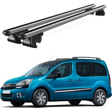 Today Auto Venüs Citroen Berlingo (2008-2018) Uyumlu Gri Ara Atkı Port Bagaj Tavan Barı