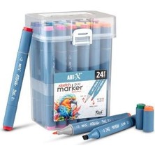 Rich Art-X Sketch Marker Çift Taraflı 24 Renk