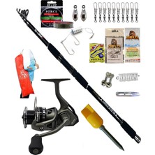 Okuma Acuador 8000 360CM 100-200GR Oslo Black Fight Profesyonel Kıyı Olta Takımı Seti