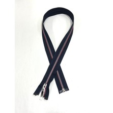 Eşofman Mont Fermuarı / 70 cm / Lacivert / Kırmızı Dikişli / RF01