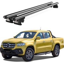 Today Auto Venüs Mercedes-Benz x Class (2017-2020) Uyumlu Gri Ara Atkı Port Bagaj Tavan Barı