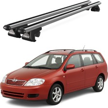 Today Auto Venüs Toyota Corolla Station Wagon (2000-2006) Uyumlu Gri Ara Atkı Port Bagaj Tavan Barı