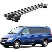 Today Auto Venüs Mercedes-Benz Viano (W639) (2003-2014) Uyumlu Gri Ara Atkı Port Bagaj Tavan Barı