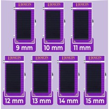 Loreen Professional Ipek Kirpik Set 0.07 C Kıvrım 9-10-11-12-13-14-15MM