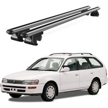 Today Auto Venüs Toyota Corolla Station Wagon (1993-1997) Uyumlu Gri Ara Atkı Port Bagaj Tavan Barı