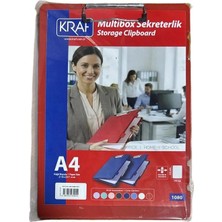 Kraf 1080 Multıbox Sekreterlik Saklama Bölmeli A4  - Kırmızı