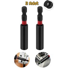 Depomega 2 Adet Manyetik Bits Uç Uzatma Adaptörü 60 mm Manyetik Uç Tutucu