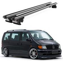 Today Auto Venüs Mercedes-Benz Vito (W638) (1996-2003) Uyumlu Gri Ara Atkı Port Bagaj Tavan Barı