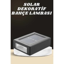 Dekoratif Duvar Lambası Solar Güneş Enerjili Bahçe Aydınlatması Nemere