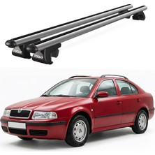 Today Auto Venüs Skoda Octavia V (1998-2004) Uyumlu Gri Ara Atkı Port Bagaj Tavan Barı