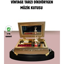 Balerinli Müzikli Takı Kutusu Piyano Tasarım Kız Çocuk Hediyelik Nemere