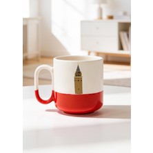 BB Design Galata Kulesi Tasarımlı Seramik Baskılı Pro Kupa Bardak 330ML