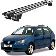 Today Auto Venüs Volkswagen Polo (2001-2009) Uyumlu Gri Ara Atkı Port Bagaj Tavan Barı