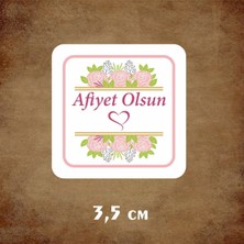 Butik Afiyet OLSUN07 Yapışkanlı Etiket -Stickers- 70 ADET