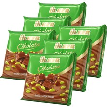 Ülker Antep Fıstıklı Kare Çikolata 65 gr x 6 Adet