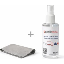 ModaTüm Ekran Temizleme Seti 200ML ( Mikrofiber Bez ) Lcd, Led, Ekran, Laptop, Tablet, Bilgisayar, Televizyon, Cep Telefonu, Gözlük, Kamera