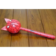 Indispensablely Ahşap Kedili Spiderman Marakas Tekli Polos:24