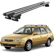 Today Auto Venüs Toyota Corolla Station Wagon (1998-1999) Uyumlu Gri Ara Atkı Port Bagaj Tavan Barı
