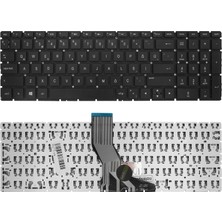 Notespare Hp Uyumlu 15S-EQ2027NT (4H2A2EA), 15S-EQ2029NT (4H240EA) Klavye Tr Siyah