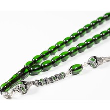 Bi.te Rich Tespih -Kehribar -Gümüş Püskül (T26001)