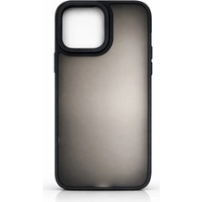 Qtop Iphone 15 Pro Max Kılıf Buzlu Siyah
