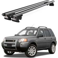 Today Auto Venüs Land Rover Freelander (1997-2007) Uyumlu Gri Ara Atkı Port Bagaj Tavan Barı