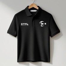 Türk Boyu Göktürkçe Türk Yazılı Polo Yaka T-Shirt