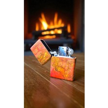 Ahşap El Yapımı Benzinli Çakmak - Hakiki Kayın Ağacı