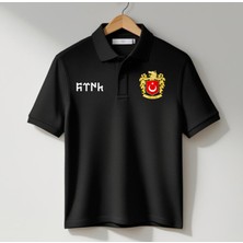 Türk Boyu Göktürkçe Türk Yazılı Polo Yaka T-Shirt