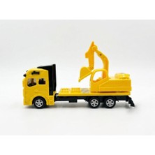 Farbu Oyuncak Fonksiyonel Hareketli Ekskavatörlü Inşaat Çek Bırak Mekanizmalı Oyuncak Kamyon