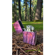 Ahşap El Yapımı Benzinli Çakmak - Hakiki Dişbudak Ağacı