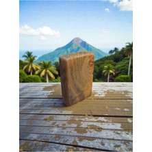 Ahşap El Yapımı Benzinli Çakmak - Hakiki Dişbudak Ağacı (Stabilize)