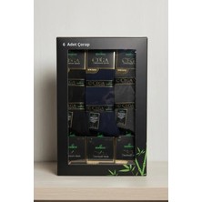 Cega Çega Bambu Erkek Soket Çorap Asorti Renk 6 Adet