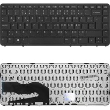 Notespare Hp Uyumlu Elitebook 755 G2 (F1Q26EA), 755 G2 (F1Q27EA) Klavye Tr Siyah Çerçeveli